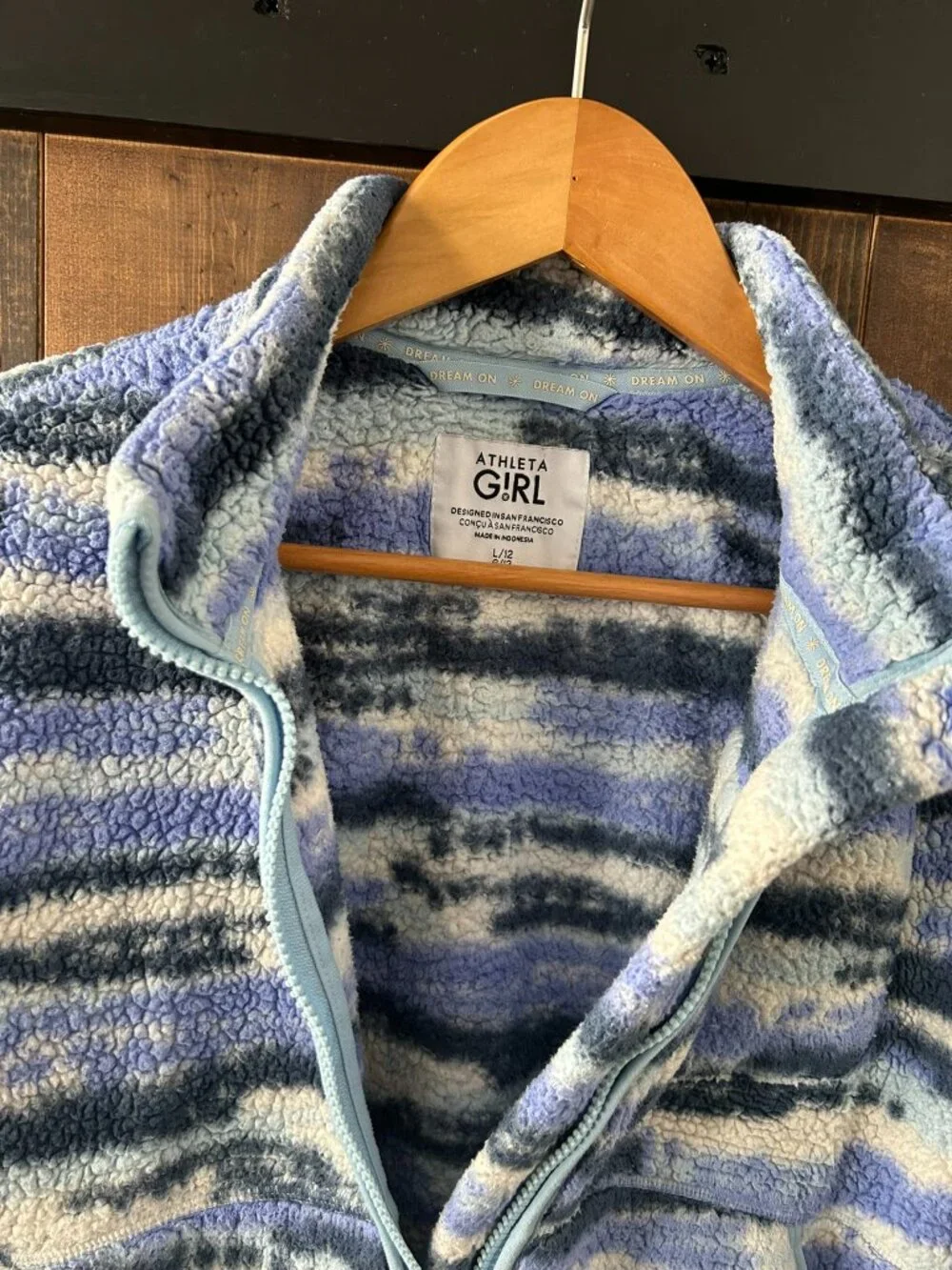 Athleta Girl So Toasty Tugga Sherpa Jacket Size 12/Large